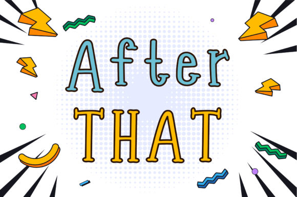 After That: A Handwritten Typeface for Editorial Magic