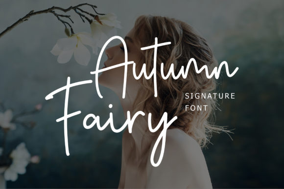 Autumn Fairy Font: A Modern Handwritten Typeface for Digital Design
