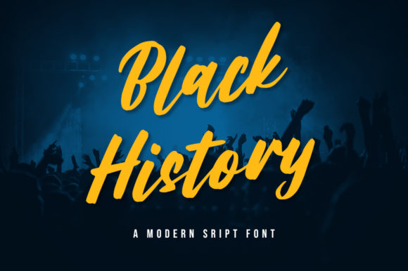 Black History Font: A Script with Editorial Elegance