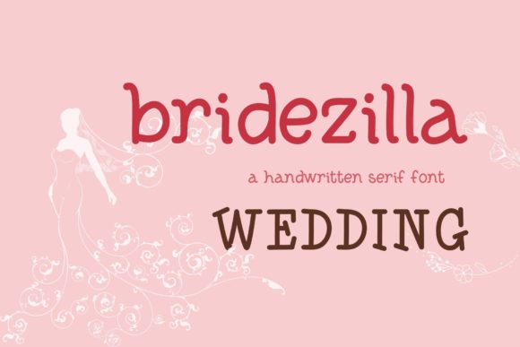 Bridezilla Wedding: A Quirky Handwritten Font for Creative Branding