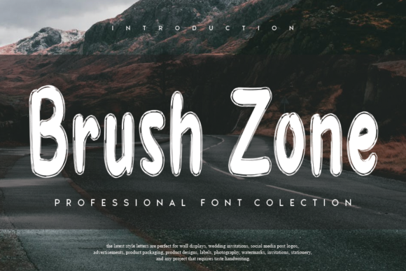 Brush Zone: A Script Font with Personality