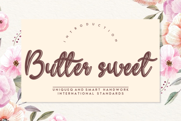 Butter Sweet: A Handwritten Typeface That Elevates Campaign Design