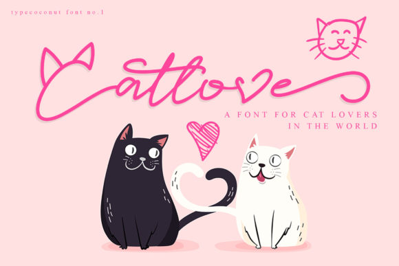 Catlove Font: A Whimsical Script for Editorial Elegance