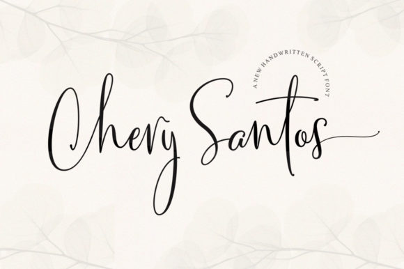 Chery Santos: A Script Font That Elevates Your Brand Identity