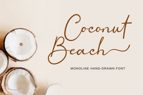 Coconut Beach Font: A Simple Way to Elevate Your Brand
