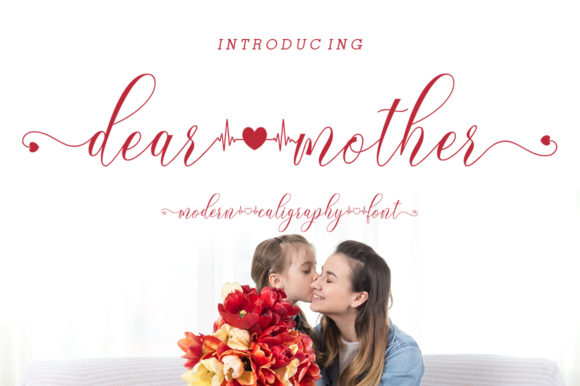 Dear Mother Font: A Handwritten Typeface for Heartfelt Creations