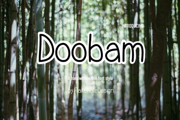 Doobam Font Review: A Handwritten Typeface for Creative Campaigns