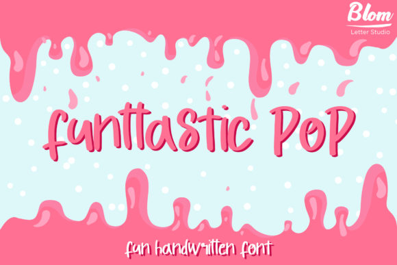 Funttastic Pop: A Handwritten Font for Digital Creativity