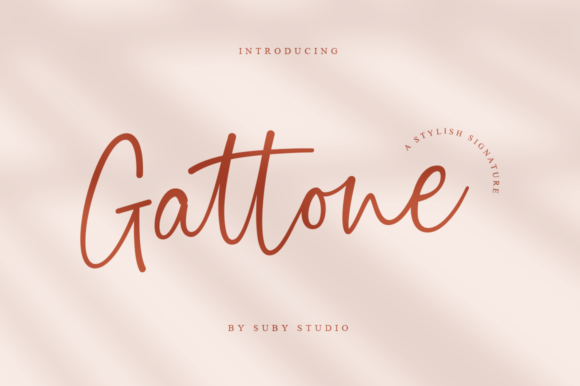 Gattone: A Handwritten Typeface for Editorial Elegance