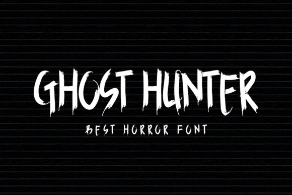 Ghost Hunter Font: A Handwritten Typeface for Editorial Design