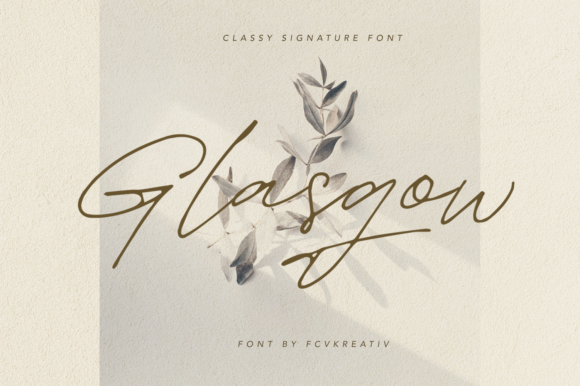 Glasgow Font: A Handwritten Typeface That Elevates Campaign Design