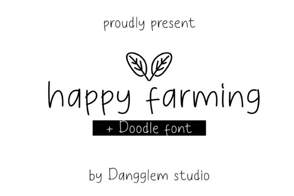 Happy Farming Font: A Handwritten Typeface That Elevates Brand Identity