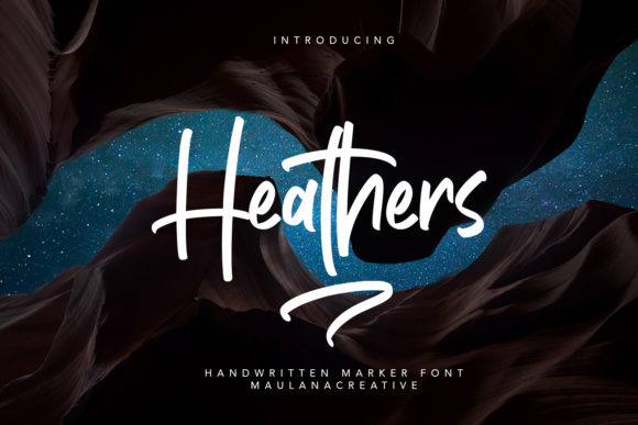 Heathers Font: A Modern Handwritten Typeface for Marketers