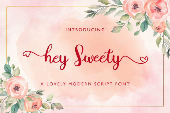 Hey Sweety: A Handwritten Typeface for Editorial Elegance