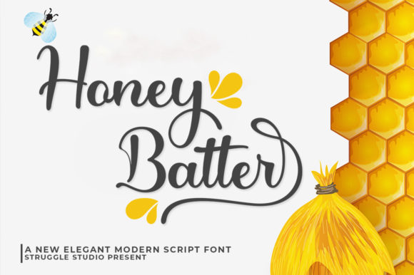 Honey Batter: A Handwritten Typeface with Editorial Elegance
