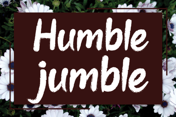 Humble Jumble: A Handwritten Typeface That Elevates Web Design