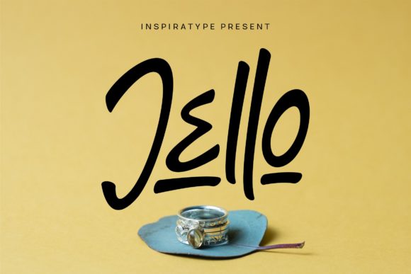 Jello Font: A Handwritten Typeface for Modern Web Design