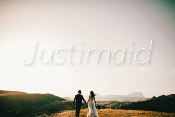 Justimaid: A Handwritten Font for Heartfelt Design