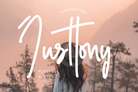 Justtony Font: A Handwritten Typeface That Elevates Branding