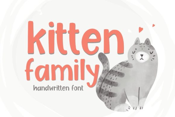 Kitten Family Font: A Joyful Handwritten Typeface for Creative Branding