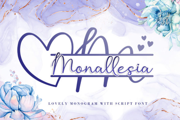 Monallesia Font: A Handwritten Typeface for Digital Elegance