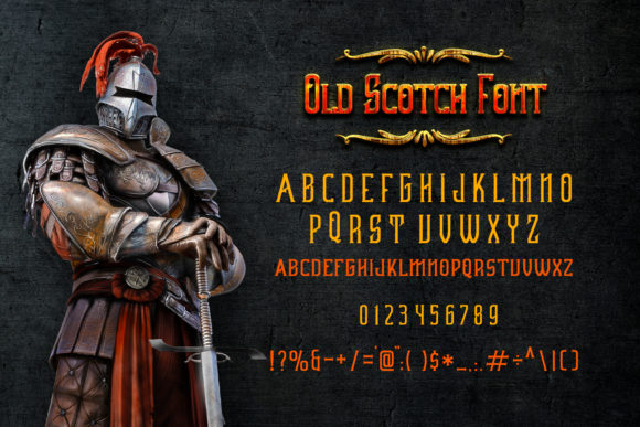Old Scotch Font: A Bold Typeface for Digital Design