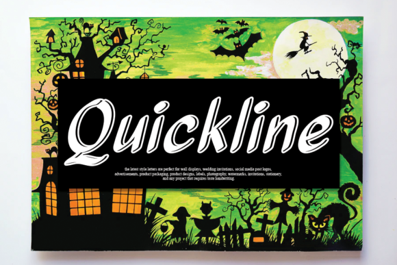 Quickline: A Handwritten Typeface with Editorial Elegance