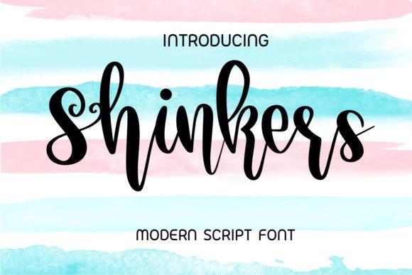Shinkers: A Handwritten Typeface for Modern Web Design