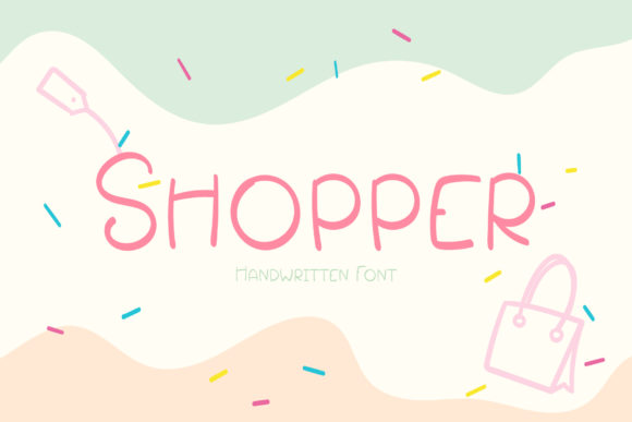 Shopper Font: A Handwritten Typeface for Makers and Sellers