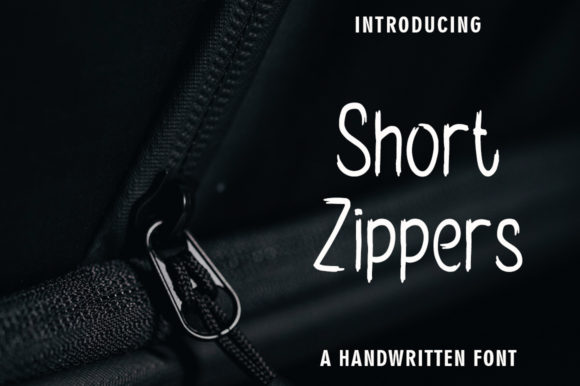 Short Zippers Font: A Handwritten Typeface for Modern Web Design