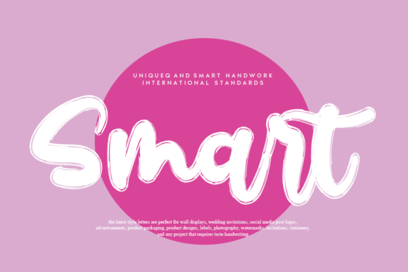 Smart Font: A Handwritten Typeface for Makers and Sellers