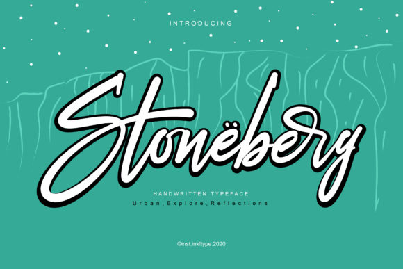 Stoneberg: A Handwritten Typeface for Timeless Editorial Design