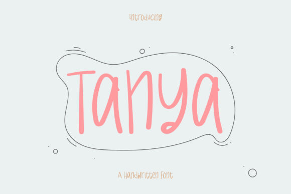 Tanya Font: A Handwritten Typeface for Modern Web Design