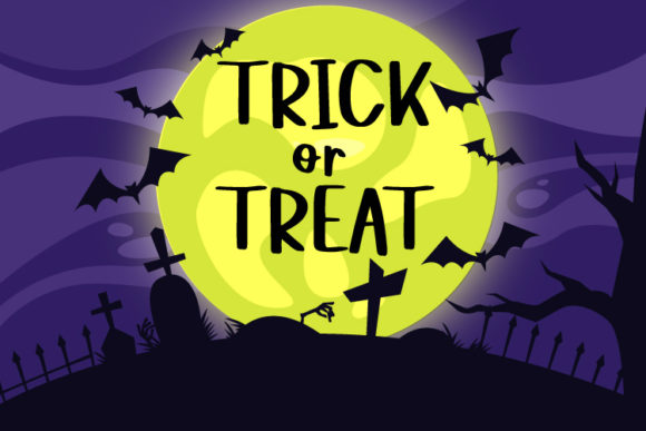 Trick or Treat Font: A Handwritten Typeface with Heart